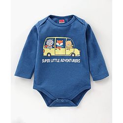 Babyhug 100% Cotton Full Sleeves Onesie Pack of 7 - Multicolor