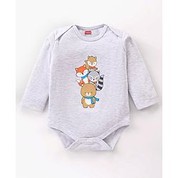 Babyhug 100% Cotton Full Sleeves Onesie Pack of 7 - Multicolor