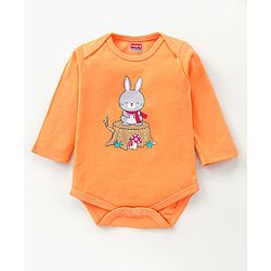 Babyhug 100% Cotton Full Sleeves Onesie Pack of 7 - Multicolor