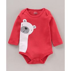 Babyhug 100% Cotton Full Sleeves Onesies Multi Print Pack of 3 - Multicolour