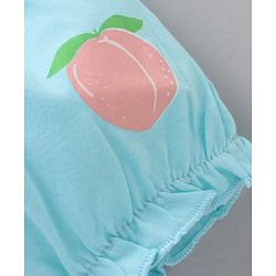 Babyhug 100% Cotton Bloomer Stripes & Peach Print Pack of 3- Multicolor
