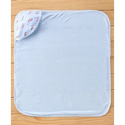 Babyhug Hooded Towel Fish Print - Blue