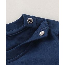Babyhug Full Sleeves T-Shirt Animal Print - Blue