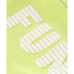 Babyhug Cotton Knit Full Sleeves Spaceship Printed T Shirt - Lime Punch