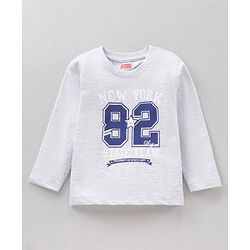 Babyhug Full Sleeves Cotton T-Shirts Printed Pack of 5- Multicolor