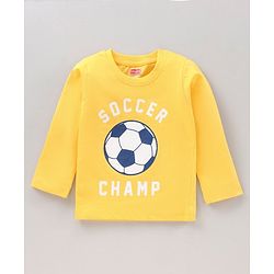 Babyhug Full Sleeves Cotton T-Shirts Printed Pack of 5- Multicolor