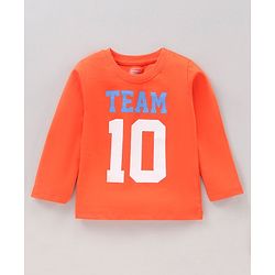 Babyhug Full Sleeves Cotton T-Shirts Printed Pack of 5- Multicolor