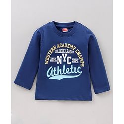 Babyhug Full Sleeves Cotton T-Shirts Printed Pack of 5- Multicolor