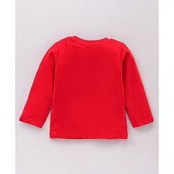 Babyhug Full Sleeves Tees Text Print Pack of 5 - Multicolor