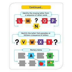 Babyhug 78 Pcs Alphabet Learn and Match Puzzles| Build Set of Three 26 Different Puzzles Combination| Montessori Learning and Educational Puzzle for 3-6 Years Kids| Pre-School and Early Learning Gifting Toy| BIS Certified