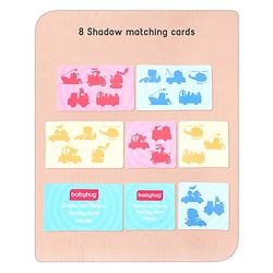 Babyhug Shadow and Memory Matching Game Vehicles - 48 Pieces & 4 Shadow card