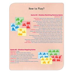 Babyhug Shadow and Memory Matching Game Vehicles - 48 Pieces & 4 Shadow card
