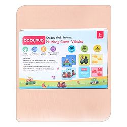 Babyhug Shadow and Memory Matching Game Vehicles - 48 Pieces & 4 Shadow card
