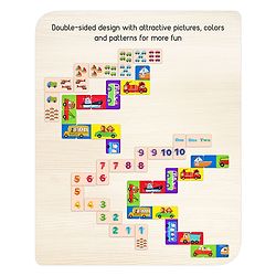 Babyhug Domino Double Sided Puzzle Set of Vehicles - 30 Pieces