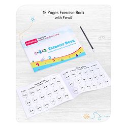 Babyhug Simple Maths Write N Wipe Double Sided Activity Cards - 31 Pieces