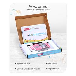 Babyhug Simple Maths Write N Wipe Double Sided Activity Cards - 31 Pieces