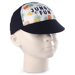 Babyhug Summer Cap Jungle Print Multicolour - Diameter 14 cm
