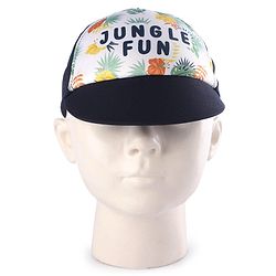 Babyhug Summer Cap Jungle Print Multicolour - Diameter 14 cm