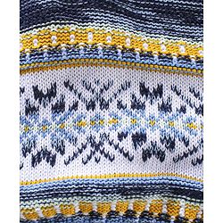 Babyhug Full Sleeves Stripes Pullover - Navy