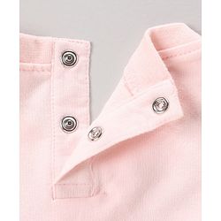 Babyhug Full Sleeves Sweatshirt with Embroidery & Frill Detailing - Pink