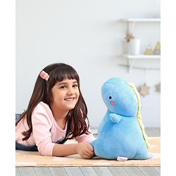 Babyhug Dinosaur Soft Toy Blue - Height 28 cm