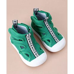 Cute Walk by Babyhug Casual Shoes with Velcro - Green