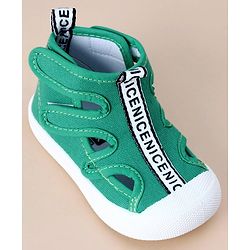 Cute Walk by Babyhug Casual Shoes with Velcro - Green