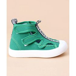 Cute Walk by Babyhug Casual Shoes with Velcro - Green