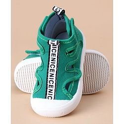 Cute Walk by Babyhug Casual Shoes with Velcro - Green