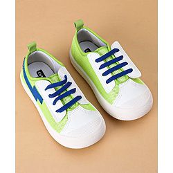 Cute Walk by Babyhug Casual Shoes Solid - Green Blue