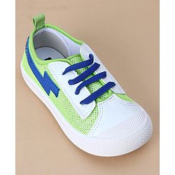 Cute Walk by Babyhug Casual Shoes Solid - Green Blue