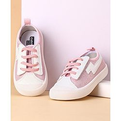 Cute Walk by Babyhug Casual Shoes Solid- Pink