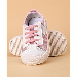 Cute Walk by Babyhug Casual Shoes Solid- Pink