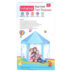 Babyhug Royal Castle Tent Playhouse - Blue