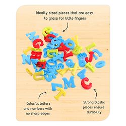 Babyhug Pin on Peg Alpha Numero Board - 84 Pieces
