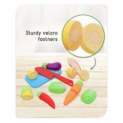 Babyhug Vegetables Cutting Playset with Frypan - 16 Pieces