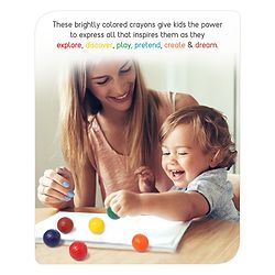 Babyhug My First Super Ball Crayons  - Pack of 6