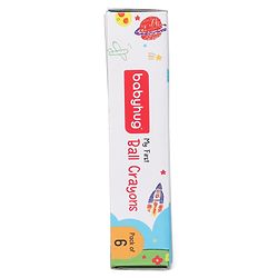 Babyhug My First Super Ball Crayons  - Pack of 6