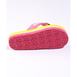 Cute Walk by Babyhug Flip Flops With Back Strap Sofia The First Print - Yellow