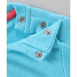 Babyhug Full Sleeves Sweatshirts Printed Pack of 2- Blue Pink