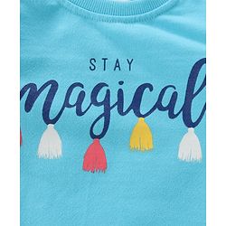 Babyhug Full Sleeves Sweatshirts Printed Pack of 2- Blue Pink