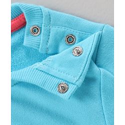Babyhug Full Sleeves Sweatshirts Printed Pack of 2- Blue Pink