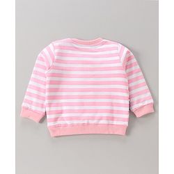 Babyhug Full Sleeves Sweatshirts Printed Pack of 2- Blue Pink