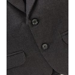 Babyhug Full Sleeves Party Wear Woven Blazer Solid- Black