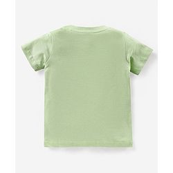 Babyhug Half Sleeves Cotton Night Suit Multiprint - Green Blue