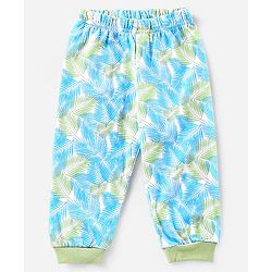Babyhug Half Sleeves Cotton Night Suit Multiprint - Green Blue