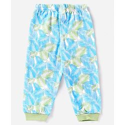 Babyhug Half Sleeves Cotton Night Suit Multiprint - Green Blue