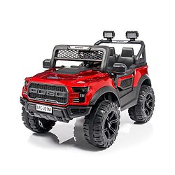 Babyhug Battery Operated Jeep With Music And Lights - Red
