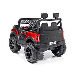 Babyhug Battery Operated Jeep With Music And Lights - Red