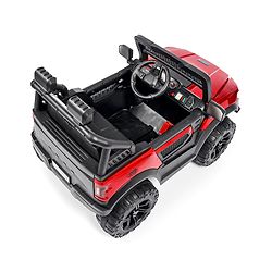 Babyhug Battery Operated Jeep With Music And Lights - Red